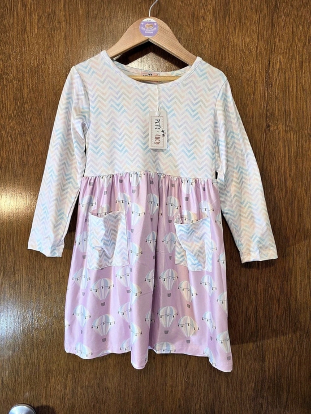 "BALOON FLIGHT " P+LUSH Soft Fabric Kids Balloon Print Dress NWT
2 Available
